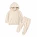 HIBRO Squiggles Baby Clothes Baby Girl Blanket UNIsex Children s Long Sleeved Pants Set Thick Hoodie Sweater Guard Pants Set