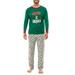 Cuoff Christmas Family Pajamas Matching Sets Loungewear Outfits Matching Long Sleeve Tops+Pants Set Pajama Tops Pajama Bottoms Pajama Sets Men 3X