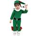Youmylove Toddler Kids Girls Christmas Clothes Long Sleeve Cute Shirt Pants Bell Bottoms Outfits Baby Clothing 3PCS With Santa Hat Xmas Outfits Baby Child Dailywear