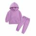 HIBRO Squiggles Baby Clothes Baby Girl Blanket UNIsex Children s Long Sleeved Pants Set Thick Hoodie Sweater Guard Pants Set