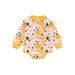 FOCUSNORM Newborn Baby Girl Boy Halloween Outfits Pumpkin Romper Sweatshirt Bodysuit Jumpsuit Clothes