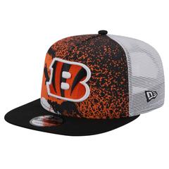 Men's New Era Black Cincinnati Bengals Court Sport 9FIFTY Snapback Hat