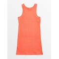 Orange Ribbed Jersey Dress 11 years