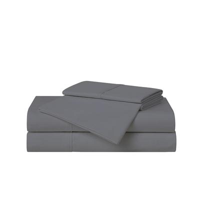 Solid Percale 4 Piece Sheet Set by Cannon in Grey ...