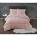 Antimicrobial Down Alternative 3-Pc. Comforter Set by Truly Calm in Blush (Size KING)