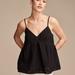 Lucky Brand Embroidered Babydoll Cami - Women's Clothing Cami Camisoles Tank Top in Raven, Size XS