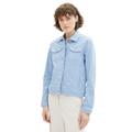 Jeansjacke TOM TAILOR Gr. S, blau (light fjord blue) Damen Jacken Jeansjacken