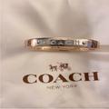 Coach Jewelry | Coach Rose Gold Hinge Bracelet | Color: Gold | Size: Os