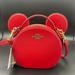 Coach Bags | Disney X Coach Mickey Mouse Ear Bag Red | Color: Red | Size: Os