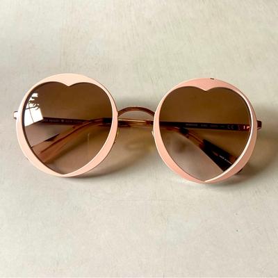 Kate Spade Accessories | Kate Spade Heart Shaped Sunglasses Wire Frame Enamel Heart Ombr | Color: Pink | Size: Os