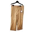 Ralph Lauren Pants & Jumpsuits | Lauren Ralph Lauren Premium Nwt Pants Womens Size 12 Petite Wide Leg Tan | Color: Tan | Size: 12p