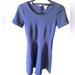 J. Crew Dresses | J Crew 00 Navy Blue Fit & Flair Ribbed Short Sleeve Dress. Guc. | Color: Blue | Size: 00