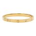 Kate Spade Jewelry | Kate Spade Infinite Spade Gold Hinge Bangle Bracelet | Color: Gold | Size: Os