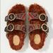 Anthropologie Shoes | Anthropologie Maliparmi Beaded Slide Sandals Size 38 Us 8 Nwot $380 | Color: Brown | Size: 8