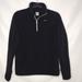 Nike Tops | Nike Fit Therma Fleece 3/4 Zip Up Sweater Black Women's S | Color: Black/White | Size: S