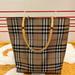 Burberry Bags | Burberry Small Tote Handbag Check Plaid Women Great Condition | Color: Tan | Size: Os