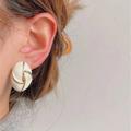 Free People Jewelry | Almonds Earrings | Color: Gold/White | Size: Os