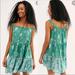 Free People Dresses | Intimately Free People Talk To Me Trapez Dress | Color: Green/White | Size: M