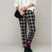 Free People Pants & Jumpsuits | #41 Free People Plaid Pants | Color: Black | Size: 10