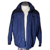 The North Face Jackets & Coats | Men's The North Face Blue Hooded Triclimate Hyvent Rain Snow Zip Jacket Shell Xl | Color: Blue | Size: Xl