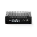 Baieyu Fanless Industrial Mini PC Core i5-10310U, 8GB RAM DDR4 256GB SSD 1TB HDD, Industrial Mini PC, 2×RJ45, BT4.2, Mini Desktop Computer with HD/RS232, Windows 11 Pro Industrial Fanless PC