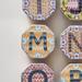 Anthropologie Accents | Anthropologie Monogram Lidded Jewelry Trinket Dish Octagon Box M Letter Monogram | Color: Blue/Orange | Size: Os