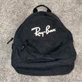 Ray-Ban Bags | Classic Ray Ban Sunglasses Distressed Black Padded Canvas Backpack 100% Cotton | Color: Black | Size: Os