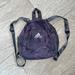 Adidas Bags | Adidas Linear Mini Backpack Euc | Color: Gray/Purple | Size: 9 X 10