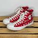 Converse Shoes | Converse Red High Tops Not A Chuck Sneaker M9 W11 | Color: Red/White | Size: 9