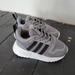 Adidas Shoes | Adidas Nwot Baby Size 4 Grey Sneakers Pull On Shoes Boy Girl | Color: Gray/White | Size: 4bb