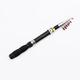 Mini Sea Pole 1.0M-2.3M ultrashort mini fishing rod Telescopic fishing rod Hard FRP fishing pole Sea fishing rod feeder Carp fishing gear Small Fishing (Color : Black, Size : 1.9M)