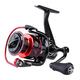 lxxiulirzeu Spinning Reel Aluminium Handle Max Drag 8KG 9+1BB And Spool 5.2:1 Speed Multicolor Wheel Carp Fishing Reels (Bearing Quantity : 9, Color : Red)