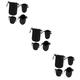 Veemoon 12 Pcs Camera Lens Case Camera Lens Storage Case Telephoto Lens Pouch Shockproof Camera Bag Accessories for Camera Lens Accessories Lens Bag Protective Case Thicken Neoprene