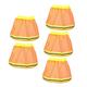 UKCOCO 20 Pcs Hard Hat Sun Visor Yellow Hard Hat Steel Hammer Full Hat Inserts to Make Fit Smaller Helmet Protective Mesh Reflective Sunshade Yellow Hat Neck Chemical Fiber Mesh Lampshade