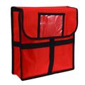 ULTECHNOVO Pizza Bag Transport of Pizza Picnic Backpack Pizza Pesen Pizza Transport Pesa Thermal Lunch Bag Heated Pizza Bags Warm Lunch Food Bag, red, M