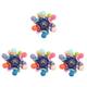 BESTonZON 4pcs Manhattan Catch Ball Activity Chew Ball Baby Grasping Ball Toys Baby Hand Grip Ball Grasping Baby Toy Gifts Toddler Toy Infant Puzzle Teething Stick Plastic