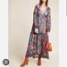 Anthropologie Dresses | Anthropologie Maeve Annabella Maxi Dress 10 | Color: Blue/Red | Size: 10