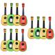 HEMOTON 12 Pcs Guitar Ukulele Toy Kids Guitar Ukulele for Beginners Kids Ukulele Guitar Beginners Guitar 21inch Guitar Kids Instruments Mini Ukulele Starter Ukulele Child Music Accessories