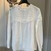 Zara Shirts & Tops | Beautiful Zara Girls Embellished Blouse Great Condition Size 13/14 | Color: White | Size: 13/14