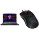 MSI Katana 17 Gaming Notebook, 43,9 cm (17,3 Zoll) FHD, 144 Hz & Glorious Gaming Model O Wired Gaming Mouse – superleichtes Wabendesign mit 67 g