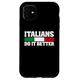 Hülle für iPhone 11 Lustige italienische Liebe Familie Urlaub Italien Italien Flagge Geschenke