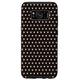 Hülle für Galaxy S8 Schwarz und Weiß Niedliche Herz Polka Dots für Frauen und Mädchen