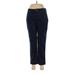 Lands' End Casual Pants - Mid/Reg Rise: Blue Bottoms - Women's Size 6