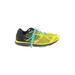 Newton Running Sneakers: Yellow Color Block Shoes - Women's Size 9 - Almond Toe