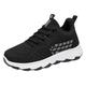 HUPAYFI Black Slip On Trainers Trainers for Women with Air Cushion Arch Support Running Shoes Black Shoes,Gifts for Newborn Mens 6 44.99