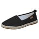 HUPAYFI Wedge Sandals For Women Size 5 Women's Ladies Lightweight Black Leather Slip-on Low Wedge Shoes with Elastic, Casual Work Office Comfort Shoes Men'S Casual Shoes,gift for sister 4.5 40.99