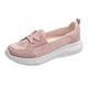 HUPAYFI Men's Loafers & Moccasins Women's Sneaker PU Leather Low Top Lace up Comfortable Casual Shoes Breathable Spring Slip on Shoes Wide Fit Court Shoes,Birthday Gifts for Wife 6.5 36.99 Pink