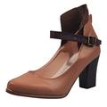 HUPAYFI High Heels for Men Size 13 Womens Ladies Low mid Heel Mary Jane Strap Work Classic Vintage Cut Out Heart Court Shoes Pumps Size Hiking Shoes Men,Womens's First Birthday Gifts 6 45.99 Brown