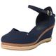 Tommy Hilfiger Women's Basic Closed Toe MID Wedge FW0FW04787 Espadrille, Blue (Space Blue), 5 UK