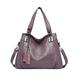 PORRASSO Women Handbags Fashion Hobo Shoulder Bag Ladies Crossbody Bag Large PU Leather Messenger Bag Travel Working Dating Tote Purse Purple
